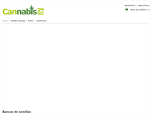 Tablet Screenshot of cannabisonline.es